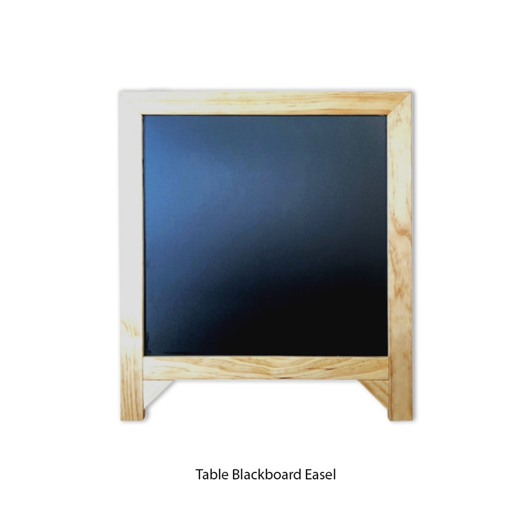 TABLE TOP INDOOR SANDWICH BLACKBOARD | 500W x 500H | 550H o/all image 1